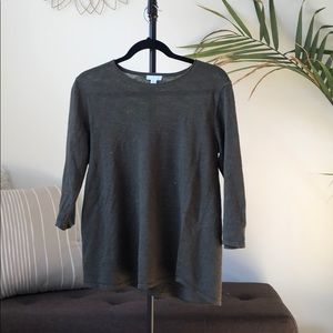 Women's Scoop-Neck Elbow-Sleeve Tee Shirt - J.Jill